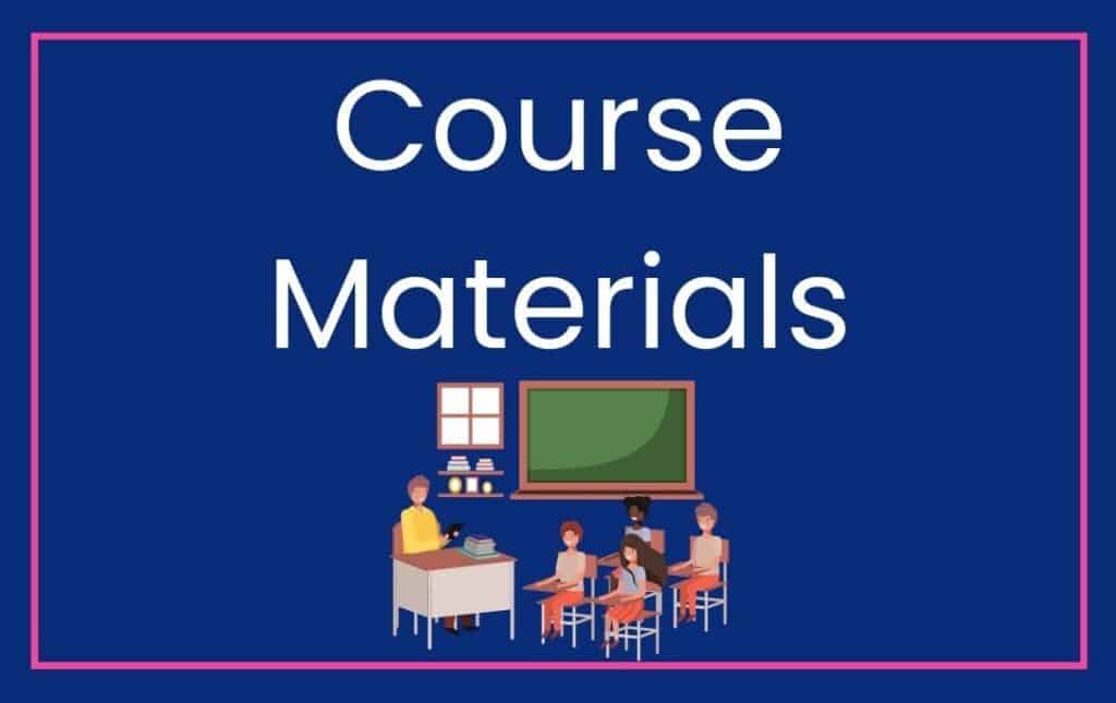 Course Materials